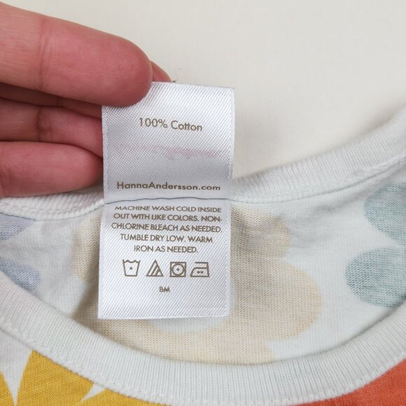 Hanna Andersson Print Pocket Dress in Floral Big Blooms sz US 5 110cm Play - Picture 6 of 10